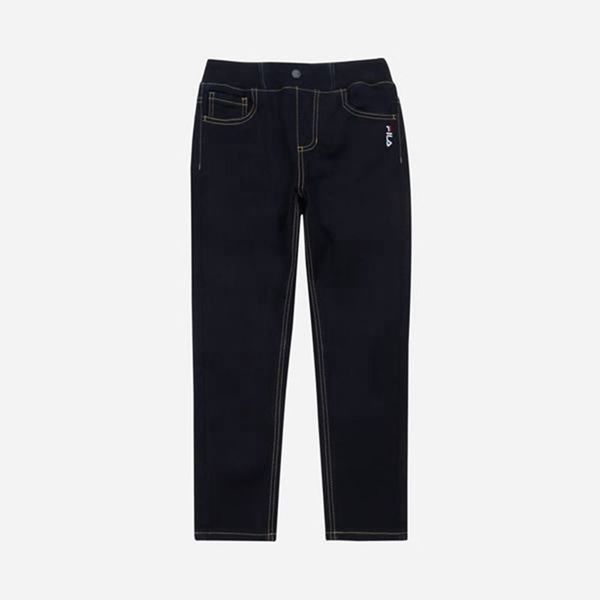 Calça Fila Rapaz Azul Marinho - Fila School Denim Portugal Lojas,OZHT-72108